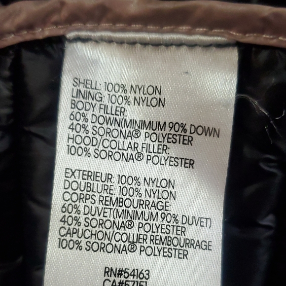 Calvin Klein Jacket Sz XL packable premium Down Blend 7'F Warmth Factor Black - Picture 8 of 11